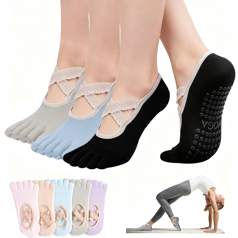 Ladies Non-Slip Pilates Socks  - Medias Para Pilates Y Yoga review and price